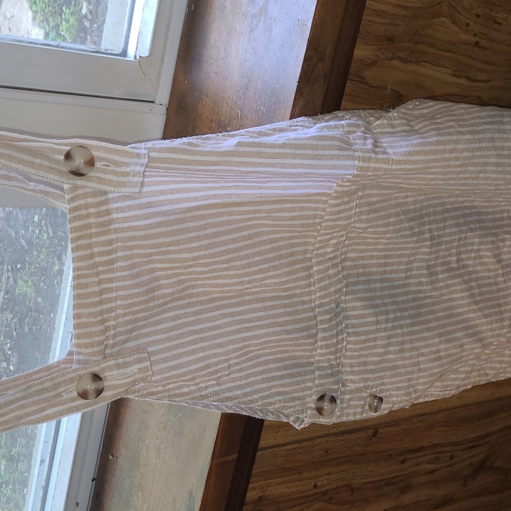 Cali 1850 striped jumper dress, S